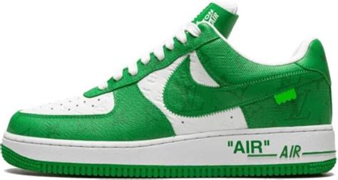 Heren Groen Air Force 1 Schoenen (2) 